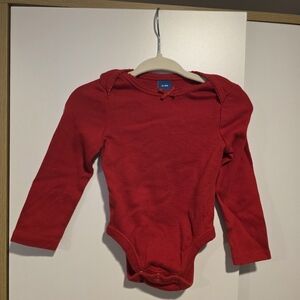Old Navy Vibrant Red Baby Bodysuit